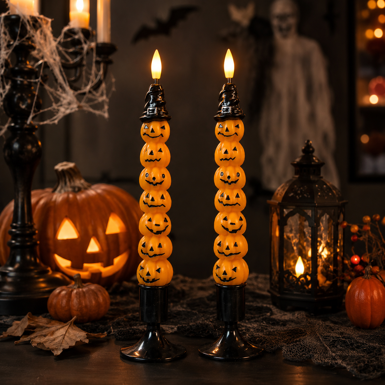 Halloween Pumpkin LED Candle