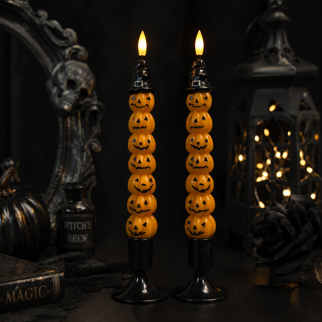 Halloween Pumpkin LED Candle