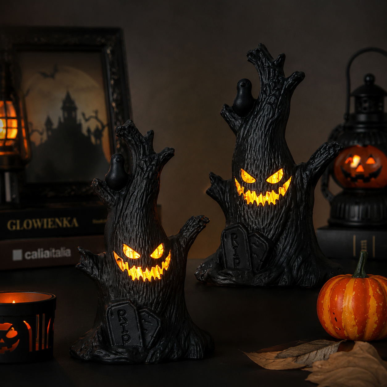 Halloween Glowing Tree Decor Light